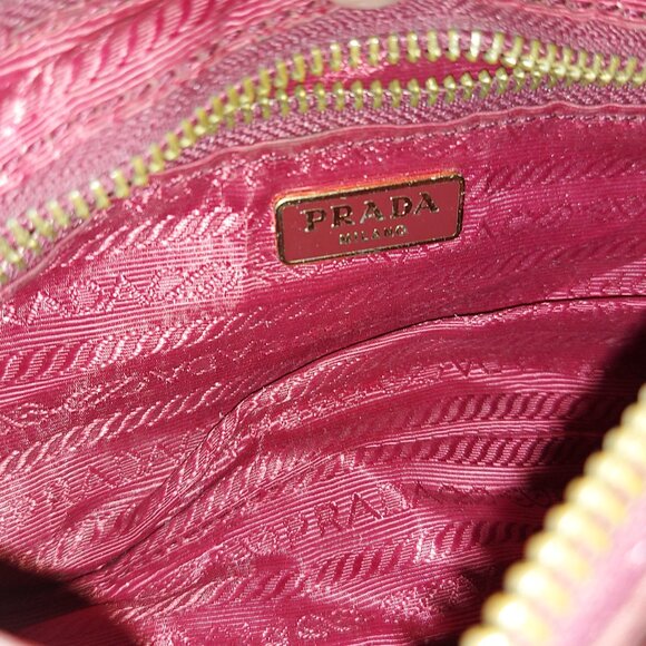 Prada Cherry Red Tessuto Sling Bag - Picture 8 of 11